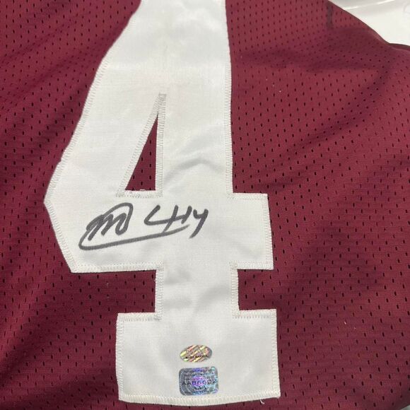 Nfl Men's Burgundy and White Shirt,  X Large - Picture 8 of 9